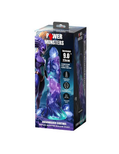 POWER MONSTERS DUSKWALKER SENTINEL TRICOLOR INFLATABLE FANTASY SILICONE DILDO 23 CM O 5 CM 2