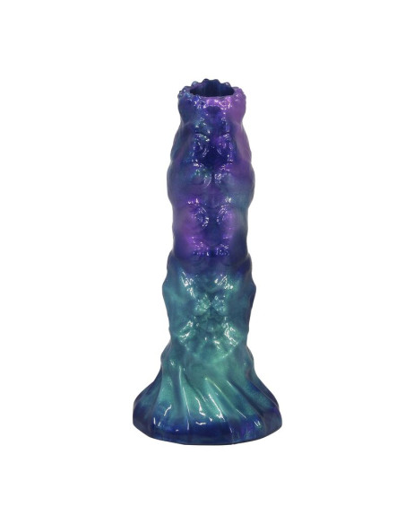 POWER MONSTERS DUSKWALKER SENTINEL TRICOLOR INFLATABLE FANTASY SILICONE DILDO 23 CM O 5 CM