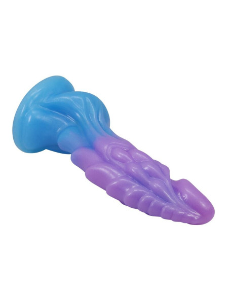 POWER MONSTERS ATLANTEANS REALISTIC DILDO WITH SUCTION CUP 19 CM O 5 CM BLUE PURPLE