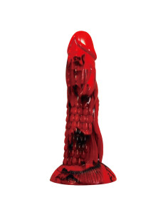 POWER MONSTERS MINOTAUR FANTASY DILDO WITH SUCTION CUP 21 CM O 5 CM RED BLACK 2