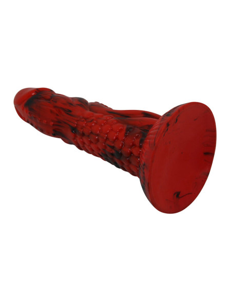 POWER MONSTERS MINOTAUR FANTASY DILDO WITH SUCTION CUP 21 CM O 5 CM RED BLACK