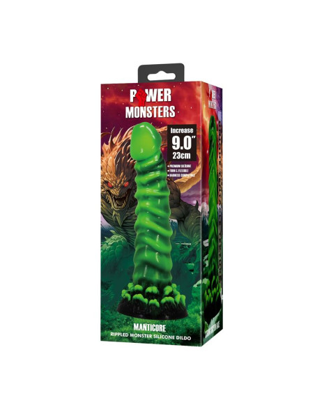 POWER MONSTERS MANTICORE FANTASY SILICONE DILDO 23 CM O 5 CM