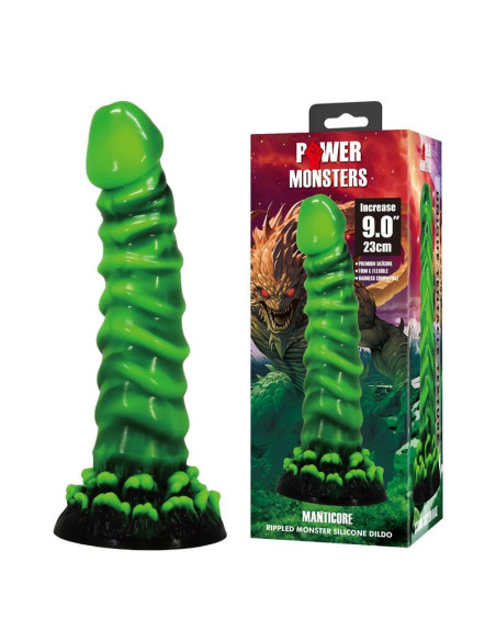 POWER MONSTERS MANTICORE FANTASY SILICONE DILDO 23 CM O 5 CM
