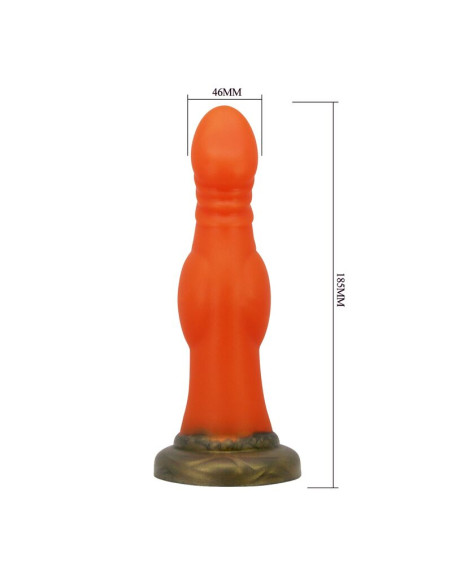 POWER MONSTERS BLAZEHEART CHARGER FANTASY SILICONE DILDO 185 CM O 45 CM