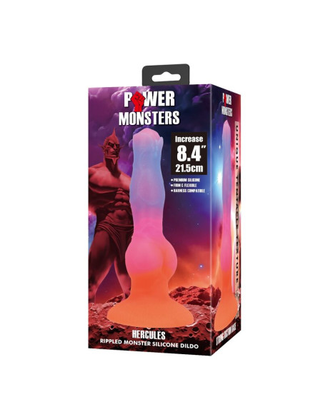 POWER MONSTERS HERCULES FANTASY SILICONE DILDO 215 CM O 5 CM
