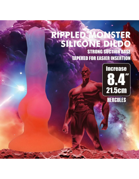 POWER MONSTERS HERCULES FANTASY SILICONE DILDO 215 CM O 5 CM