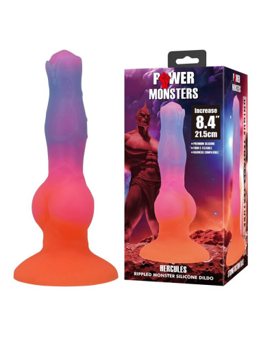 POWER MONSTERS HERCULES FANTASY SILICONE DILDO 215 CM O 5 CM