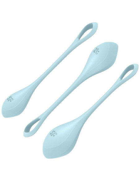 SATISFYER YONI POWER 2 KIT DE ENTRENAMIENTO AZUL
