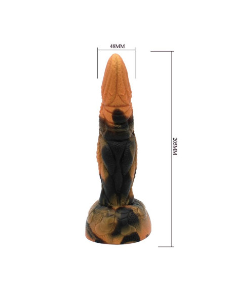 POWER MONSTERS TYRANNOSAURUS BICOLOR FANTASY SILICONE DILDO 205 CM O 5 CM