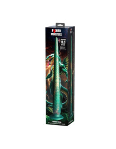 POWER MONSTERS WILDWYRM TAIL BICOLOR FANTASY SILICONE DILDO 47 CM O 4 CM 2