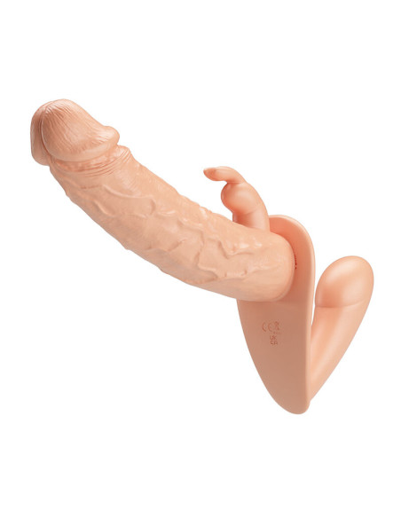 BAILE CHARLOTTE HOLLOW DOUBLE PENETRATION STRAP ON FLESH