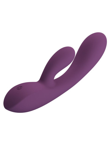 PRETTY LOVE ROSOLYN RECHARGEABLE RABBIT VIBRATOR 10 FUNCTIONS