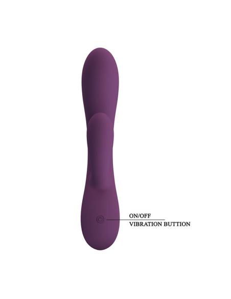 PRETTY LOVE ROSOLYN RECHARGEABLE RABBIT VIBRATOR 10 FUNCTIONS