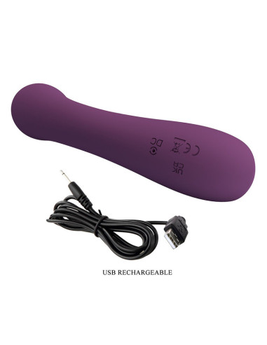 PRETTY LOVE ROSOLYN RECHARGEABLE RABBIT VIBRATOR 10 FUNCTIONS