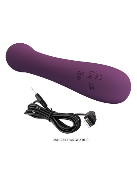 PRETTY LOVE ROSOLYN RECHARGEABLE RABBIT VIBRATOR 10 FUNCTIONS