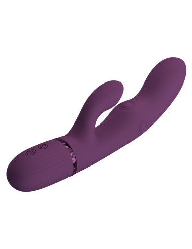 PRETTY LOVE ZACH RECHARGEABLE THRUSTING RABBIT VIBRATOR 55 FUNCTIONS