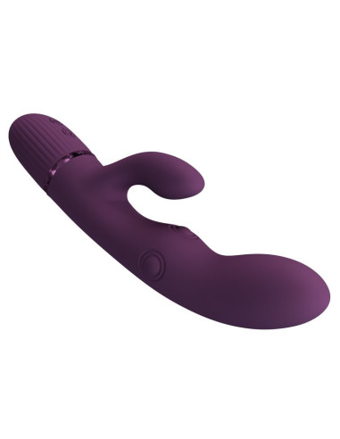 PRETTY LOVE ZACH RECHARGEABLE THRUSTING RABBIT VIBRATOR 55 FUNCTIONS