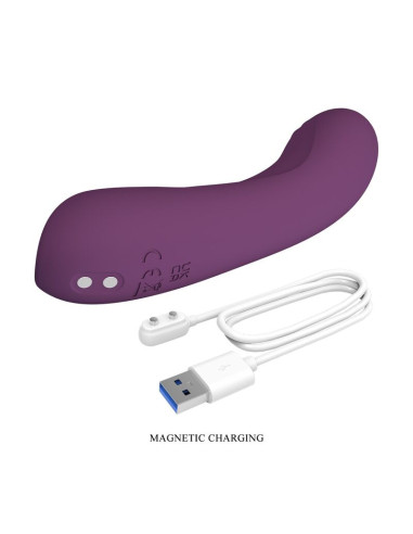 PRETTY LOVE LLOYDE RECHARGEABLE VIBRATOR 10 FUNCTIONS PURPLE