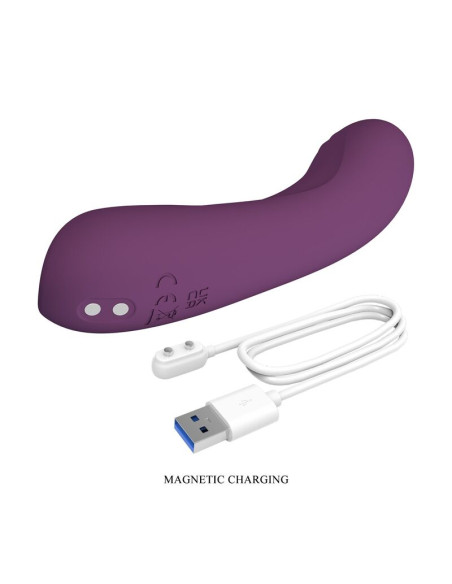 PRETTY LOVE LLOYDE RECHARGEABLE VIBRATOR 10 FUNCTIONS PURPLE