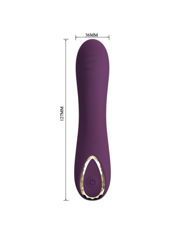 PRETTY LOVE LLOYDE RECHARGEABLE VIBRATOR 10 FUNCTIONS PURPLE
