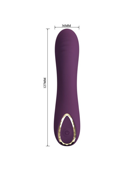 PRETTY LOVE LLOYDE RECHARGEABLE VIBRATOR 10 FUNCTIONS PURPLE