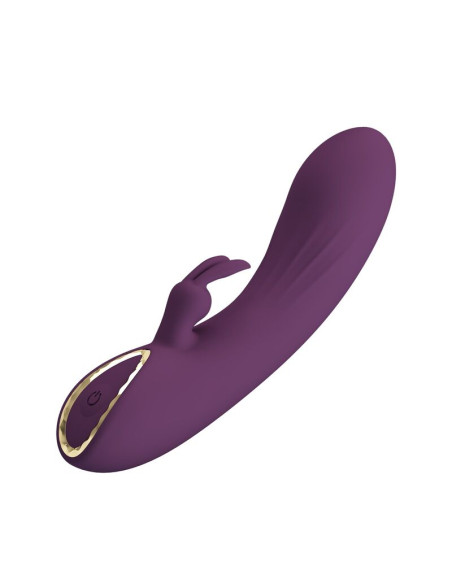 PRETTY LOVE LANDYN RECHARGEABLE RABBIT VIBRATOR 10 FUNCTIONS PURPLE