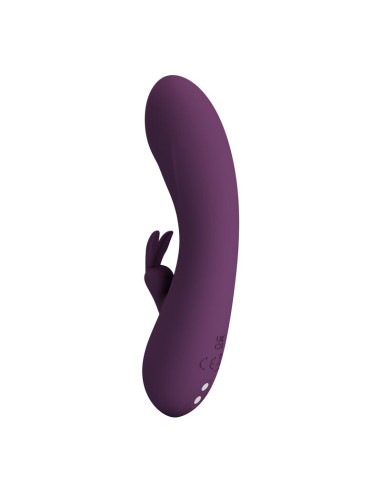 PRETTY LOVE LANDYN RECHARGEABLE RABBIT VIBRATOR 10 FUNCTIONS PURPLE