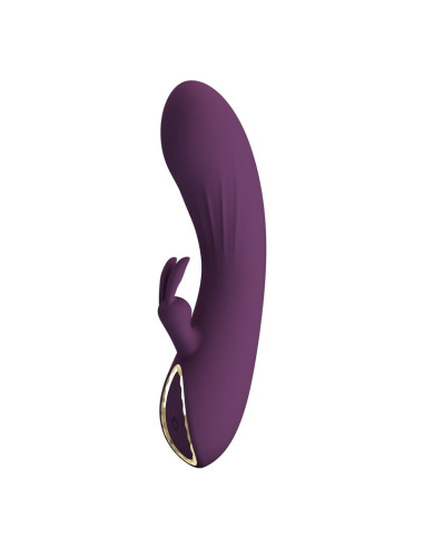 PRETTY LOVE LANDYN RECHARGEABLE RABBIT VIBRATOR 10 FUNCTIONS PURPLE