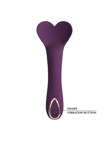 PRETTY LOVE KENYELL RECHARGEABLE VIBRATOR 10 FUNCTIONS PURPLE