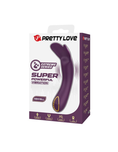 PRETTY LOVE KENYELL RECHARGEABLE VIBRATOR 10 FUNCTIONS PURPLE