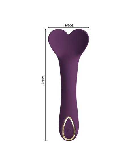 PRETTY LOVE KENYELL RECHARGEABLE VIBRATOR 10 FUNCTIONS PURPLE