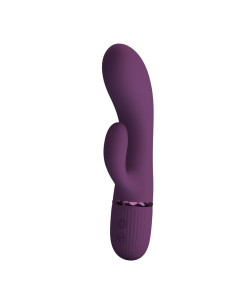 PRETTY LOVE MARGIE RECHARGEABLE RABBIT VIBRATOR 10 FUNCTIONS PURPLE 2
