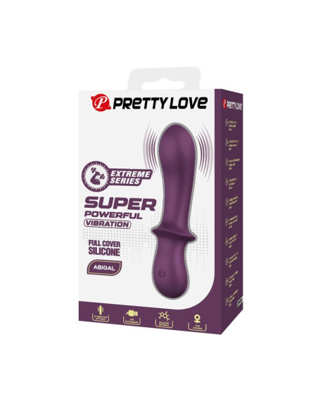 PRETTY LOVE ABIGAIL RECHARGEABLE VIBRATOR 10 FUNCTIONS PURPLE
