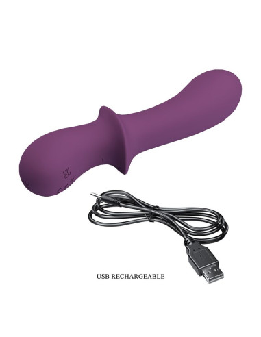 PRETTY LOVE ABIGAIL RECHARGEABLE VIBRATOR 10 FUNCTIONS PURPLE
