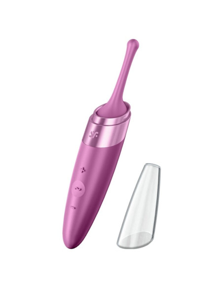 SATISFYER TWIRLING DELIGHT ESTIMULADOR CLITORIS MORADO