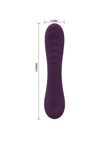 PRETTY LOVE ALEXISROSE RECHARGEABLE VIBRATOR 10 FUNCTIONS PURPLE