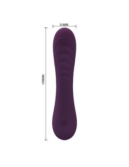 PRETTY LOVE ALEXISROSE RECHARGEABLE VIBRATOR 10 FUNCTIONS PURPLE