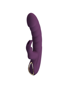 PRETTY LOVE HARPER RECHARGEABLE RABBIT VIBRATOR 10 FUNCTIONS PURPLE 2