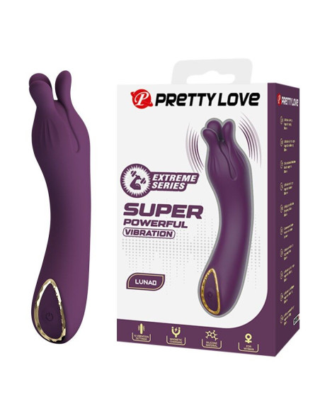 PRETTY LOVE LUNAO RECHARGEABLE VIBRATOR 10 FUNCTIONS PURPLE
