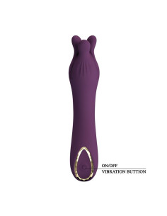 PRETTY LOVE LUNAO RECHARGEABLE VIBRATOR 10 FUNCTIONS PURPLE 2