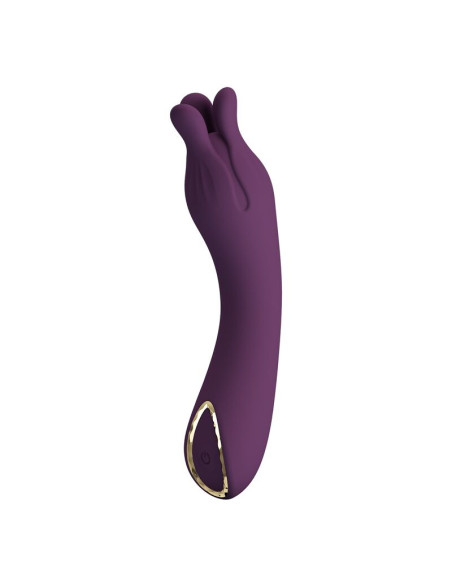 PRETTY LOVE LUNAO RECHARGEABLE VIBRATOR 10 FUNCTIONS PURPLE