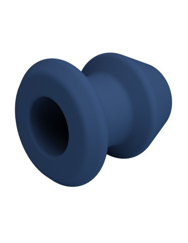 MR PLAY JACK BLUE SILICONE HOLLOW ANAL PLUG SIZE M