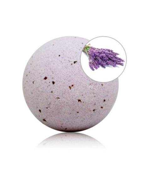 TALOKA LAVENDER SCENTED BATH BOMB WITH ROSE PETALS