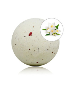 TALOKA JASMINE SCENTED BATH BOMB WITH ROSE PETALS