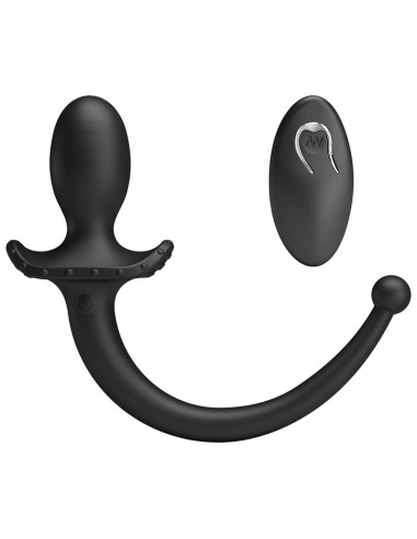 MR PLAY WIRELESS REMOTE CONTROL ANAL AND PERINEUM VIBRATOR BLACK
