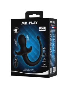 MR PLAY WIRELESS REMOTE CONTROL ANAL AND PERINEUM VIBRATOR BLACK 2