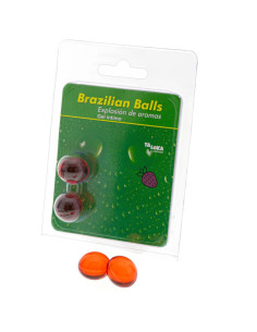 TALOKA 2 BRAZILIAN BALLS STRAWBERRY INTIMATE GEL
