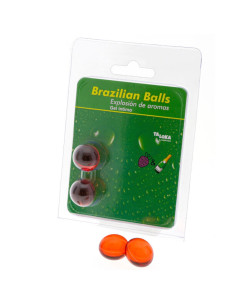 TALOKA 2 BRAZILIAN BALLS STRAWBERRIES CHAMPAGNE INTIMATE GEL