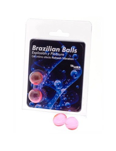 TALOKA 2 BRAZILIAN BALLS REFRESH VIBRATING EFFECT EXCITING GEL
