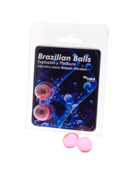 TALOKA 2 BRAZILIAN BALLS REFRESH VIBRATING EFFECT EXCITING GEL